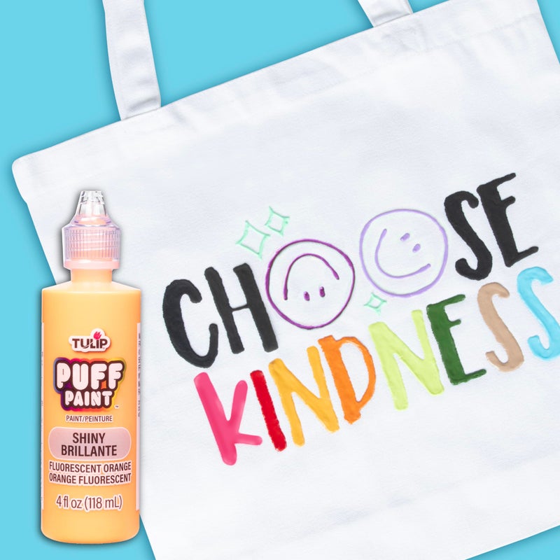 TULIP Dimensional Paint, Neon Orange 4 Fl Oz - Image 5